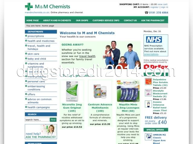 mandmchemists.co.uk