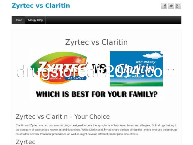 zyrtecvsclaritin.org